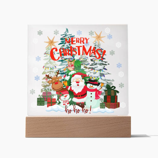 Christmas Night Light Lamp Gift Ideas For Children/Grandchildren With Santa, Unique Xmas LED Lighting Accessories, Home Decor Lamp For The Holidays